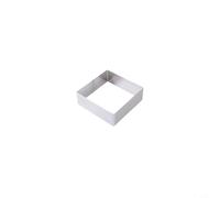 Opatiny Ajustable para pastel de acero inoxidable para anillo para hornear cocina crea tartas, pasteles y postres, diseño de ahorro de espacio (20 cm)