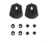Opatiny Almohadillas de talón resistentes al desgaste para zapatos de ciclismo RC901 RC902 RC903, kit de reparación de zapatos fácil de instalar, 2 unidades, color negro