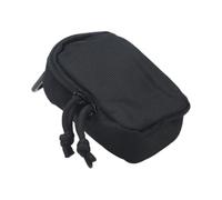 Opatiny Bolsa de almacenamiento de malla de nailon para altavoz Soundcore Select 4 Go, funda portátil con doble cremallera y correa para cinturón, ciclismo al aire libre, senderismo, color negro