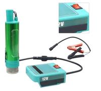 Opatiny Bomba de iones de litio de 2,4 m, funciona con pilas, 40-60 l/min, compatible con baterías MT de 18 V, bomba de transferencia portátil de 38 mm para aceite diésel y agua