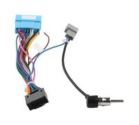 Opatiny Cable adaptador de audio para radio de coche de 16 pines para modelos Honda Accord Civic CRV Jazz Odyssey S2000 y Suzuki, color negro