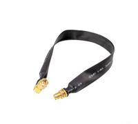 Opatiny Cable de extensión coaxial plano RP-SMA macho a hembra de 27 cm, coleta de paso de ventana de perfil bajo para punto de acceso de helio LoRaWAN para rak para nebra para bobcat para sensecap M1