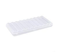 Opatiny Caja de almacenamiento de batería para AA AAA de 9 V, funda rígida a prueba de golpes con soporte de pared, organizador transparente para 48 celdas