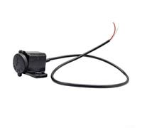 Opatiny Cargador USB para motocicleta, 12 V-24 V, impermeable, con voltímetro para qc3.0 de doble puerto para motocicleta, ATV, barco, RV, montaje en el manillar