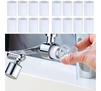 Opatiny Cartuchos de repuesto de elemento de filtro de algodón PP para accesorio de rociador de grifo, paquete de 10 filtros de agua para grifo de cocina y baño
