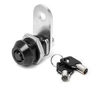 Opatiny Cerradura tubular de 33 mm con 2 llaves, cerradura de aleación de zinc para cajón, cajón de correo, giro de 90 grados, recintos reversibles, caja de herramientas y taquilla