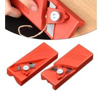 Opatiny Chaflán para cortador de placas de yeso con ángulo de 45 grados, herramienta de corte rápido de bordes para carpintería, material ABS, naranja