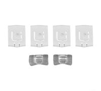 Opatiny Clip de asiento de coche guía deslizante riel de sujeción para Golf MK1 MK2 MK3 B1 B2 B3 plástico negro OEM 371803241 (6 piezas)