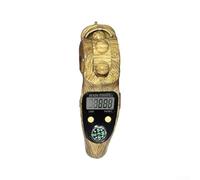 Opatiny Contador de mano electrónico de madera, con pantalla digital LCD, contador de cuentas de oración de meditación portátil, dispositivo de reinicio manual, para relajación/dedos activos/oración