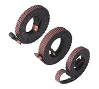 Opatiny Correas de distribución de repuesto compatibles con Kobra3 - Juego de correas de transmisión de goma de eje X Y Z, 6/8 mm de ancho, paso de 2 mm, 3 piezas para impresora 3D