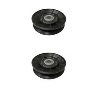 Opatiny Cortacésped de polea tensora, compatible con 91178 091178 420613 4206130 420613MA, alta resistencia para pieza de repuesto de tensión suave de correa, negro (2 piezas)