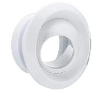 Opatiny Difusor de aire Ball Jet de 200 mm, ventilación redonda para pared o techo, dirección de flujo ajustable de 360 grados, compatible con conductos de 6 pulgadas, ventilación Soffit blanca