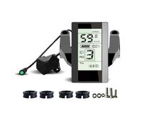 Opatiny E-bike Display 800S para Bafang 01/02 HD Motor de montaje medio, 5,39 x 8,92 cm, 5 pines hembra, 24 V/36 V/48 V/60 V, negro