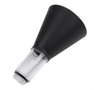 Opatiny Embudo de aceite roscado de 37 mm, llenado de motor a prueba de fugas, para diseño de plástico compacto, para rojo (negro)