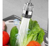 Opatiny Filtro de extensión para grifo de cocina, burbujeador de agua con malla de acero inoxidable 316, rotación de 720° y funcionalidad a prueba de salpicaduras, reutilizable, color negro