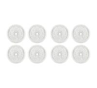 Opatiny Filtro de tambor para mopa accesorio para aspiradora robótica Bissell 3115 de suelo duro húmedo y seco, paquete de 4, blanco, 13 x 13 cm