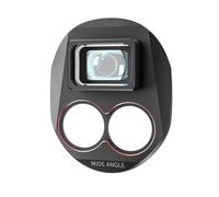 Opatiny Filtro gran angular para DJI Mavic 4 Pro, metal + adaptador de lente de cristal para fotografía aérea mejorada, 6 x 5 x 1,25 cm, negro