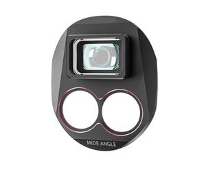 Opatiny Filtro gran angular para DJI Mavic 4 Pro, metal + adaptador de lente de cristal para fotografía aérea mejorada, 6 x 5 x 1,25 cm, negro