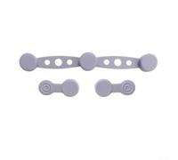 Opatiny | Freidora de aire Hebilla de silicona magnética Set Soporte de papel corto largo Accesorio de cocina Resistente al calor (gris)