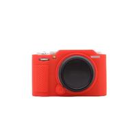 Opatiny Funda de silicona para cámara Fujifilm X-M5 - Funda protectora a prueba de golpes con agarre antideslizante, piel ligera de medio cuerpo, Red, Textura antideslizante