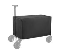 Opatiny Funda para carrito de mano para uso en exteriores, material Oxford 210D resistente con hebillas, fácil de limpiar, protector contra el polvo y la lluvia, color negro