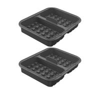 Opatiny Inserto de doble gofre para freidora de aire caliente compatible con AF400EU AF451EU SL400EU AF500DE, paquete de 2, silicona de grado alimenticio, fácil de limpiar