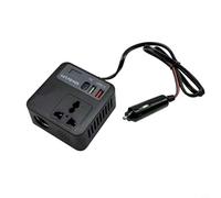 Opatiny Inversor portátil del coche 12V 24V a 110V 220V convertidor de poder con USB, funcionamiento silencioso resistente a altas temperaturas para el camión