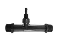 Opatiny Inyector de fertilizante Venturi de 1/2 pulgada para agricultura, diseño compacto con plástico de ingeniería resistente, para entrada/salida BSP de 1/2 pulgada