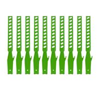 Opatiny Juego de 10 agitadores de pintura, varillas mezcladoras de plástico reutilizables para pintura, resina epoxi, acrílicos y barnices, 245 mm/345 mm con abrelatas y agujero para colgar