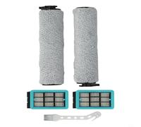 Opatiny Juego de filtros de cepillo de rodillo de vacío para Bissell para CrossWave ofr 3831 HF2 3845 3847 3848 piezas de repuesto de depurador de piso Piezas de repuesto de filtro de vacío