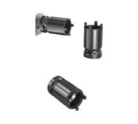 Opatiny Juego de llaves de vaso de amoladora angular de 4 puntas para extracción de tuercas de brida, herramienta de llave de metal de alta resistencia compatible con llaves eléctricas y la mayoría de