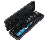 Opatiny Juego de llaves dinamométricas para radios con 10 cabezales intercambiables (5,0-6,8 mm) para motocicleta y moto de cross, llave dinamométrica tipo clic de 2-10 Nm