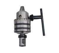 Opatiny Juego de portabrocas adaptador de vástago cónico de 3/4 pulgadas a B16 con portabrocas de llave de 1,5-13 mm y 3-16 mm