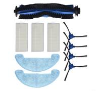 Opatiny Juegos de accesorios para aspiradora Venga RVC 3000 BS RVC 3001 Robot aspirador con 4 cepillos laterales, 1 cepillo de rodillo, 3 filtros, 2 paños de microfibra