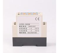 Opatiny JVRD-380W - Relé protector de secuencia de fase de voltaje trifásico, 380 V CA, sobre/bajo voltaje ajustable, monitoreo de fallo de fase y desequilibrio, montaje en riel DIN