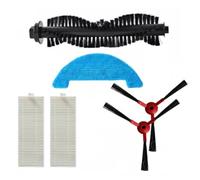 Opatiny Kit de accesorios compatibles para 360 SmartAI G50 C50 30V Max Robot Vacuum Roller Brush Side Brushes Filter Mop Cloth Parts Set