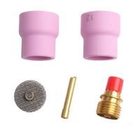 Opatiny Kit de accesorios de antorcha TIG para serie WP-9/20/25, taza de cerámica acampanada FUPA #12, lente de gas, difusor y pinza, piezas de soldadura de 0.08 pulgadas