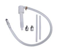 Opatiny Kit de bomba de aceite de engranaje inferior con giro de metal de 38 pulgadas y adaptadores de 8 mm y 10 mm para motores fueraborda marinos, botellas de lubricante estándar de 1 cuarto de