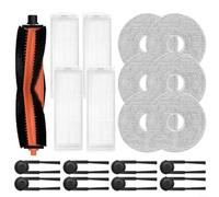 Opatiny Kit de filtro de cepillo lateral principal y paño de fregona 1 juego de papel de filtro para pelo de mascotas y polvo para Xiaomi Robot Vacuum S40 Pro OV71GL (B)