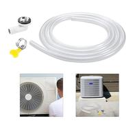 Opatiny Kit de manguera de drenaje flexible de aire acondicionado, manguera de polietileno de 10 pies con conector y abrazadera de salida de 15 mm