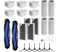 Opatiny Kit de repuesto de cepillo principal, cepillo lateral, filtro, paño de fregona y bolsa de polvo compatible con Ecovacs X8 Pro Omni y Yeedi S14 Plus Robot Aspirador Accesorios