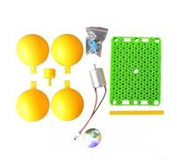 Opatiny Kit de turbina eólica vertical, generador de bricolaje, modelo STEM Educación, ciencia, experimento, energía renovable, herramienta de aprendizaje de física (A)