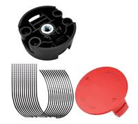 Opatiny Línea de corte de alto rendimiento de 3,5 mm, cubierta de tapa roja y cabezal de corte negro para Bosch AFS 23-37 F016800431 F016F04841 F016F04839 (paquete de 10)