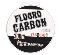 Opatiny Línea de pesca de fluorocarbono de 300 m, 0,3-0,5 mm, línea líder de fibra de carbono transparente para pescadores de agua dulce y salada, alta resistencia a la abrasión