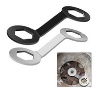 Opatiny Llave de tuerca acampanada para embrague de lavadora, herramienta de extracción de tornillos interiores de doble extremo de 36/38 mm, acero de aleación de cromo resistente, resistente a la