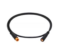 Opatiny M8 - Cable adaptador impermeable de 3 pines para scooters eléctricos, 628 cm, cable conector macho hembra con carcasa de plástico, color negro y naranja