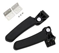 Opatiny Mango de aluminio negro para pasajero R1200GS para motocicleta, barra de reposabrazos trasero resistente, mayor seguridad, ajuste con acabado elegante