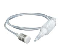 Opatiny Manguera de sifón con bomba de mano y filtro, manual para cambiador de agua y bomba de transferencia para acuario, peces para tanque y uso doméstico, tubo de silicona para alimentos de 2