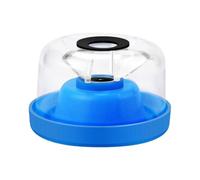 Opatiny Martillos eléctricos de gran capacidad para colector de cenizas de plástico con bloqueo seguro y base antideslizante, para brocas de hasta 12 mm, perforación a prueba de polvo, color azul