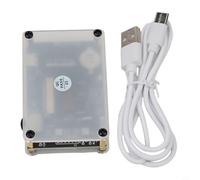 Opatiny Medidor y analizador digital VU compacto de 2.4 pulgadas, pantalla de ritmo controlada por voz con estuche PMMA para decoración de escritorio